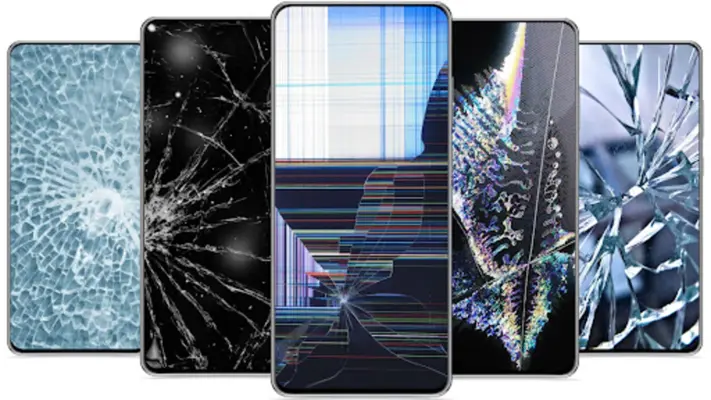 Broken Screen Wallpaper 4K android App screenshot 2